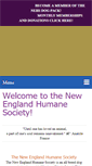 Mobile Screenshot of newenglandhumanesociety.com